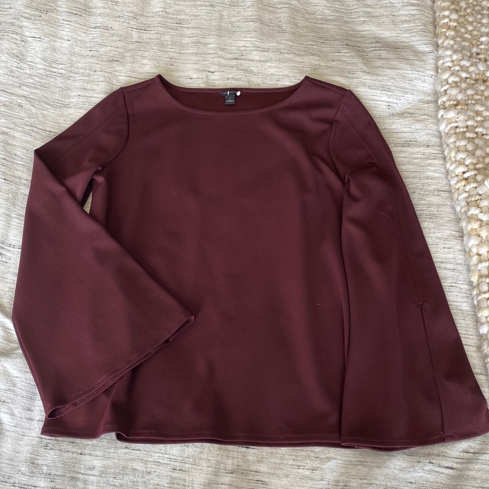 Ann Taylor flare sleeve blouse
